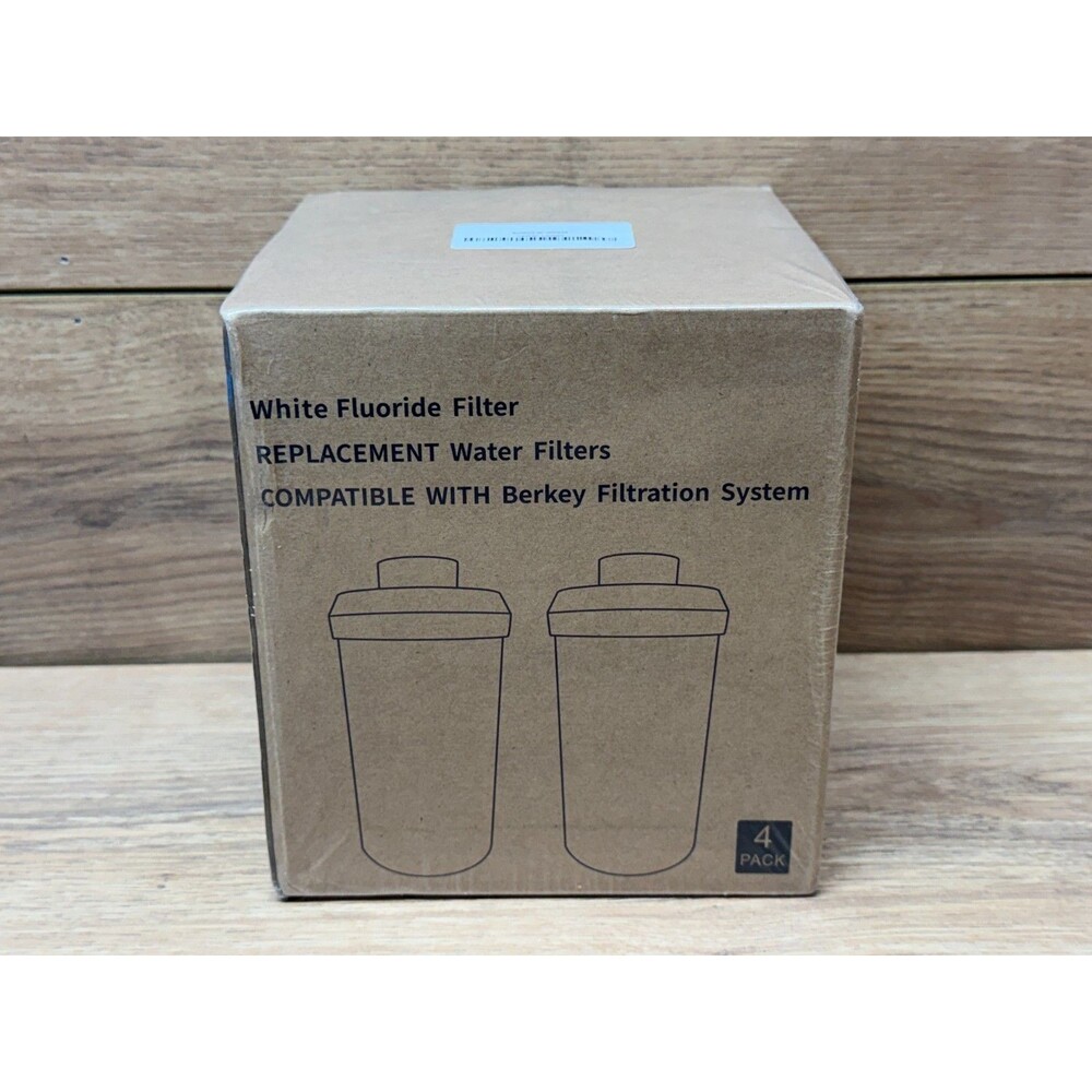 4 Pack Fluoride Water Filter Replacement for Berkey PF-2 Gravity System